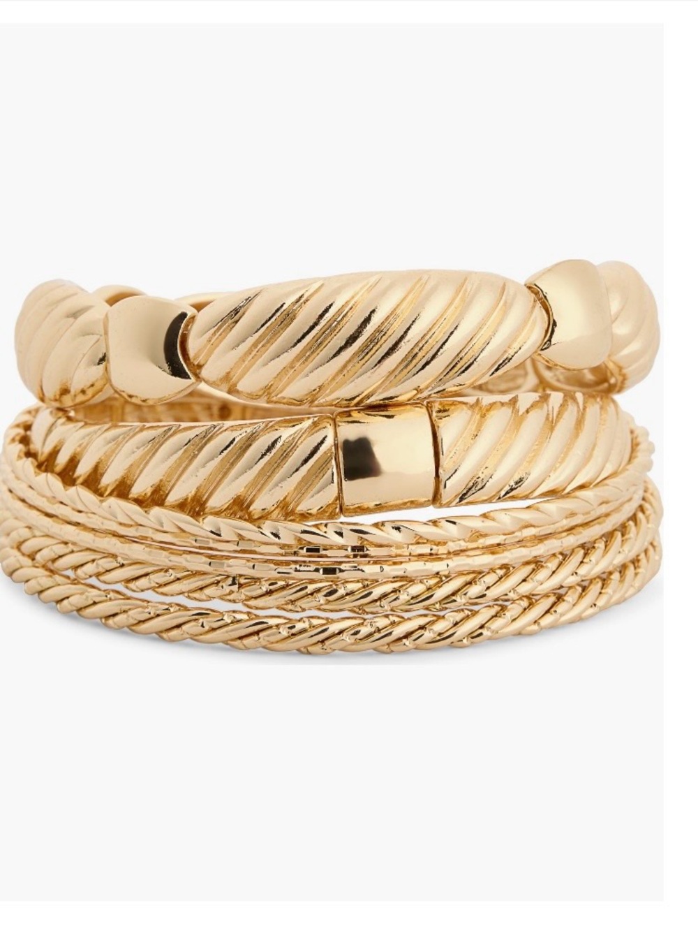 NWT Nordstrom 7 Piece Mixed Bangle Set